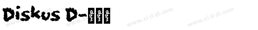 Diskus D字体转换